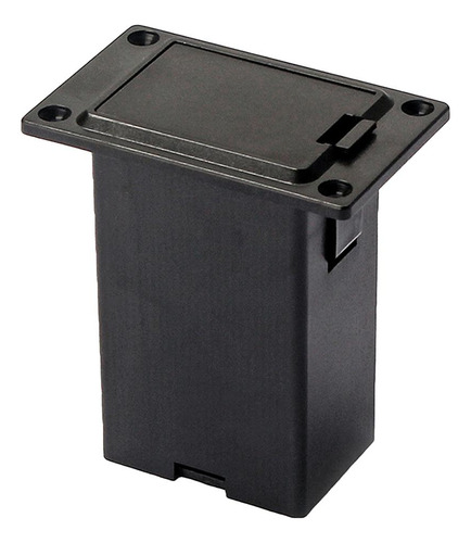 Negro Batería De 9 V Soporte Negro Estuche Caja Cubierta