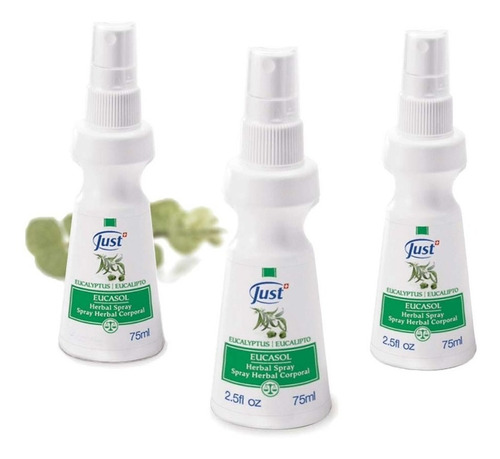 Imagen 1 de 6 de 3 Eucasol Swiss Just Spray De Eucalipto Original Y Sellado