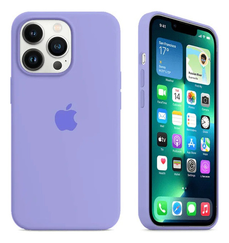 Funda De Silicona Apple Para iPhone 15, Pro, Max C/logo