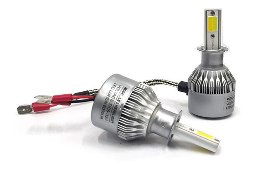 Imagen 1 de 1 de Kit Lamparas Led C6 H3 Blanco Ambar