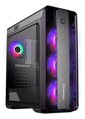 Case Gamemax Moonlight Atx Negro X4 Fan