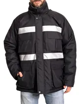 Comprar Campera Alaska Térmica Azul Reflectivo Abrigo Trabajo Frio