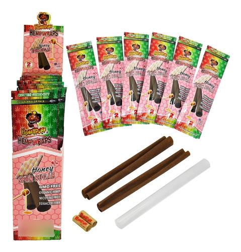 Caixa Blunt Wraps Honeypuff C/12 Marshmallow