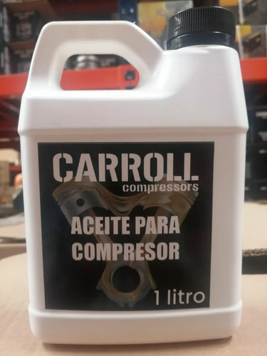 Aceite Para Compresor De Aire 1 Litro Carroll Color Ambar