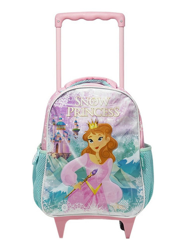 Mochila 12 Con Carro Princesas Ñinas Nenas Lsyd - 94.20400