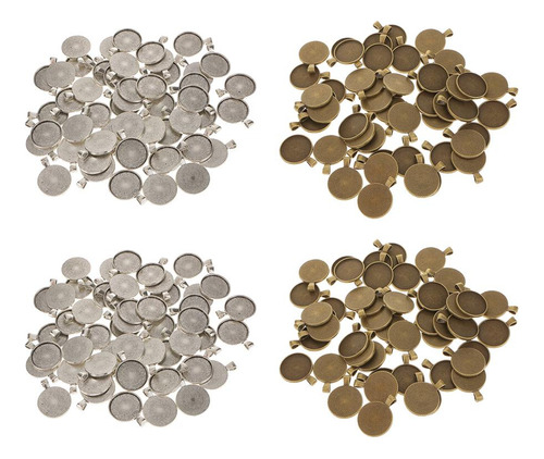 De Piedras De Bandejas En De Bronce / Plata Vintage De 100