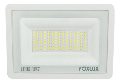 Refletor Led 100w 6500k Branco Bivolt Foxlux