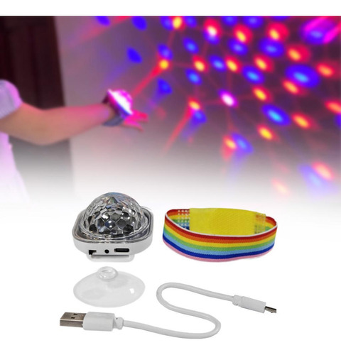 Mini Luz De Disco De Pulsera Disco Led Con Pulsera Portátil
