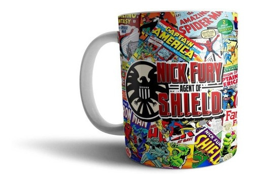 Taza Comics Nick Fury Agent Of S.h.i.e.l.d.