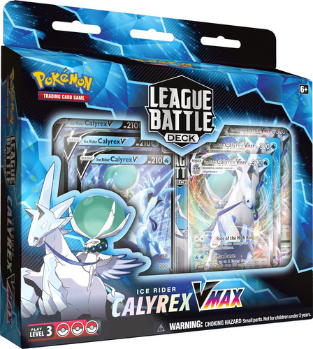 Cartas Pokemon Ice Rider Calyrex Vmax Deck De Batalla