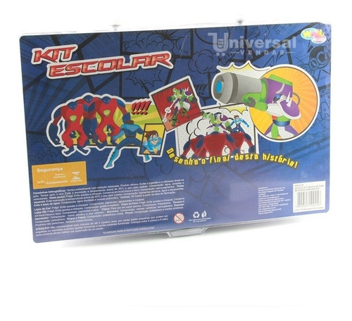 Imagem 6 de 7 de Kit Maleta Pintura Estojo Escolar Infantil 98 Pçs Canetinhas