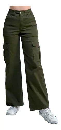 Pantalón Cargo Verde mujer