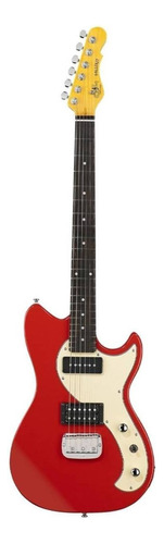 Guitarra eléctrica G&L Tribute Fallout de álamo candy apple red brillante con diapasón de palo de rosa