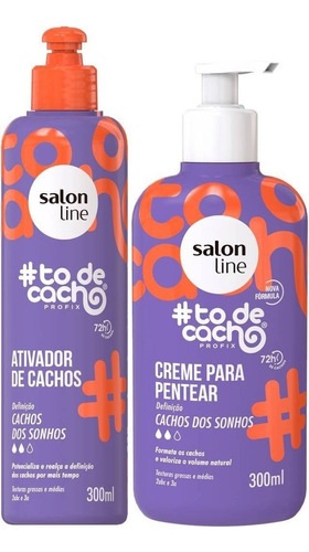 Kit Cachos Dos Sonhos Ativador 300ml+creme Pentear 300ml