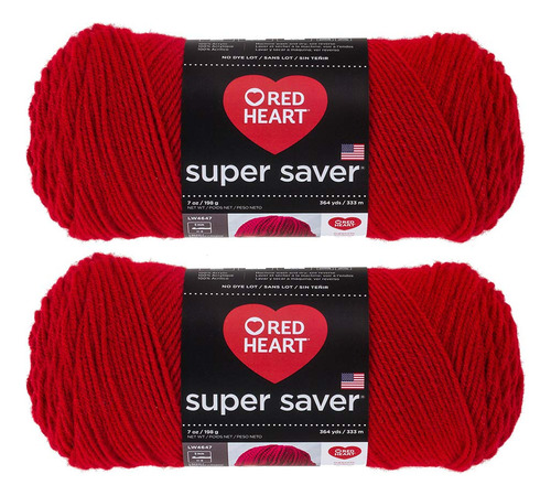 Compra A Granel: Red Heart Super Saver - Paquete Econmico De