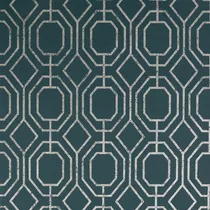 Comprar Papel Tapiz Secret Garden Luxe Geo 0.52x10 Mts Teal