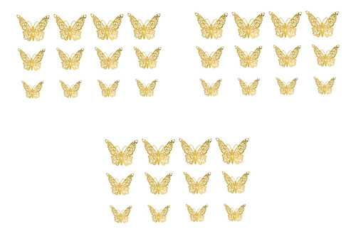 Pegatinas De Pared 3d Con Forma De Mariposa, 36 Unidades De