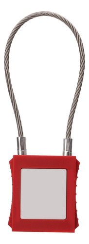 Steel Cable Locks Lockout Tagout 85mm Shackle Safety Padlock