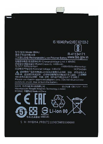 Batería Para Xiaomi Note 8 Pro Bm4j En Caja Original.