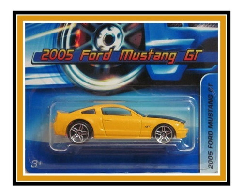 Hot Wheels 2006 - 2005 Ford Mustang Amarillo G T #184 - 