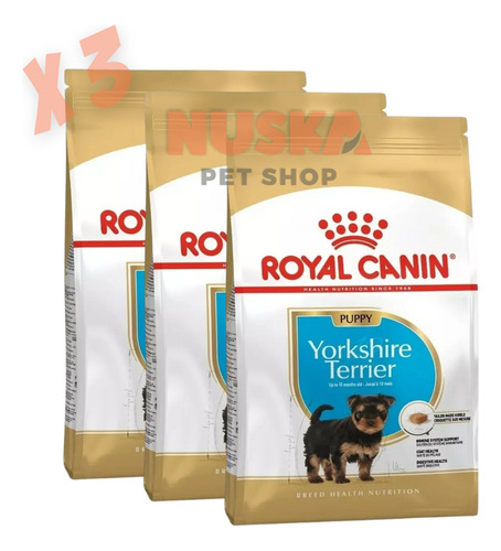 Royal Canin Yorkshire Terrier Junior 3 Kg X 3 Uni Cachorro