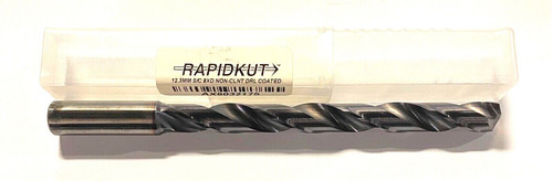 Rapidkut 12.3mm Solid Carbide Drill Tialn High Performan Ssf