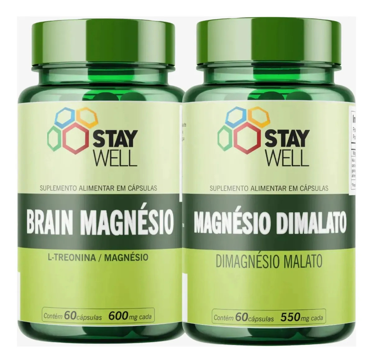 Kit Magnesio L Treonato 500mg + Magnésio Dimalato Premium