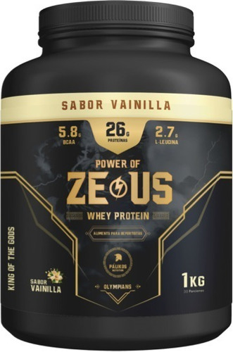 Whey Protein Zeus 1 Kilo Proteina Whey Palikos Fitness