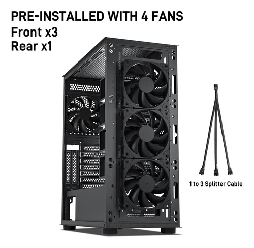 Darkrock Classico Storage Master Case Atx - Carcasa De Compu
