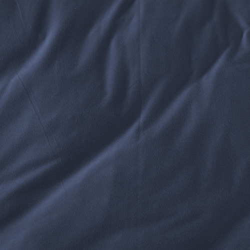 Funda De Duvet Para Edredon Matrimonial / Queen Size Azul Marino Vianney 2 Vistas