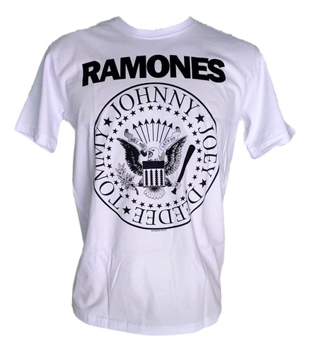 Camiseta Ramones Branca