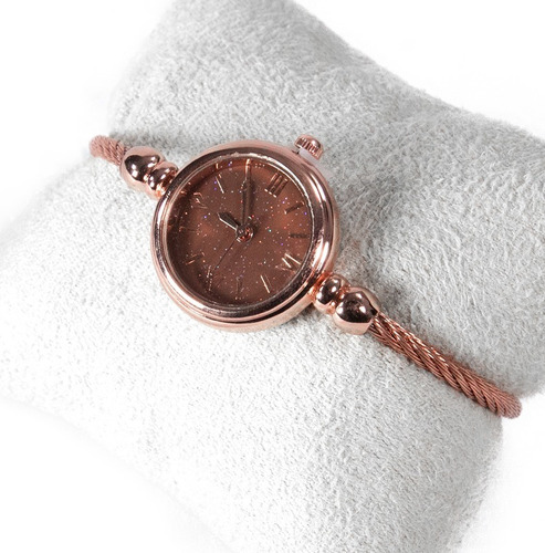 Reloj Para Dama Brazalete Ajustable Moda Femenina