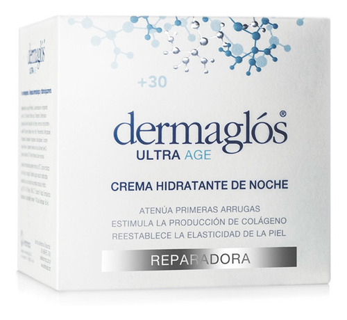 Imagen 2 de 9 de Dermaglos Ultra Age Crema Hidratante De Noche +30 X 50grs