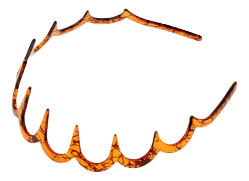 Diadema De Pelo Con Dientes Plástico Peine Banda De Cabello
