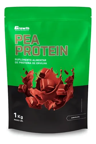 Proteina Da Ervilha 1kg (com Sabor) Growth Whey Vegano Pea