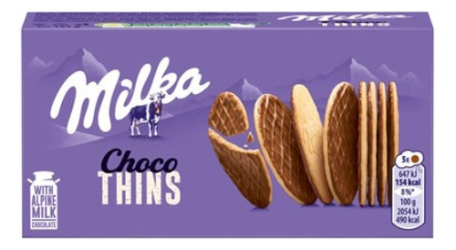 Milka, Galleta Cubierta Por Dulce Sabor Chocolate 151 Gr