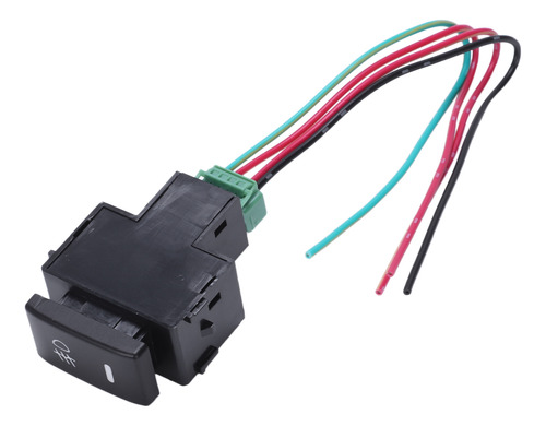 Interruptor De Luz Antiniebla Con Cable Red Lamp 4 Para Negr