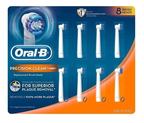 Oral B Cabezas De Cepillo Eléctricas De Repuesto 8 Paquetes