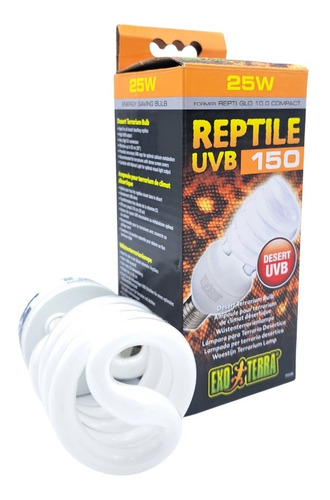 Exo Terra Ampolleta Desértica Terrarios Uvb 150 25w Reptiles