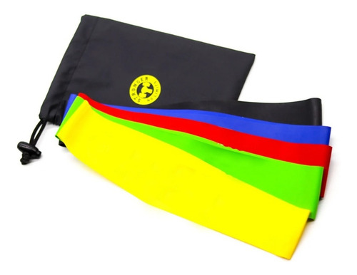 Faixa Elastica Mini Band Hip Band Thera Band Super Band 5un