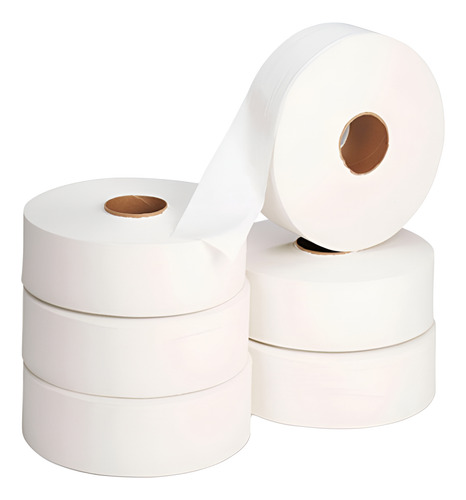 Papel Higienico Industrial Pack 6 Rolllos X 300mts/ Vier