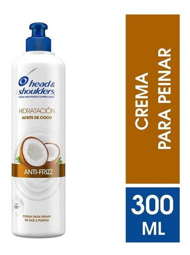 Crema Para Peinar Head & Shoulders Aceite De Coco X 300 Ml