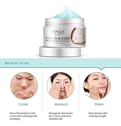 Crema exfoliante facial Bioaqua Rice - Cuidado facial