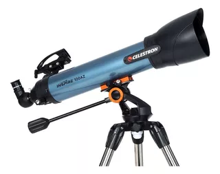 Celestron Inspire 100az - Adaptador Refractor Para Teléfon. Color Azul