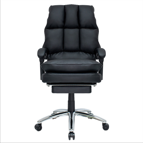 Silla De Oficina Presidencial Lennox Reclinable 155° - negro