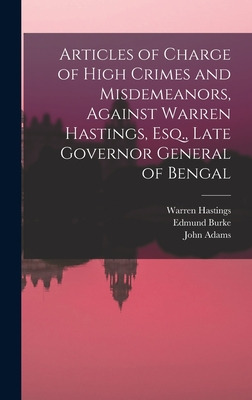 Libro Articles Of Charge Of High Crimes And Misdemeanors,...