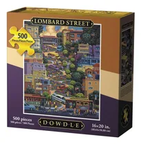 Comprar Puzzles Dowdle Folk Art Puzzles Lombard Street, 500 Piezas