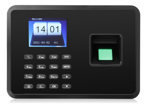 Time Card Machine, Sensor Biométrico, Huella Dactilar, Asist