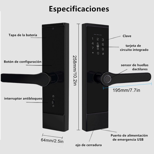 Wifi Cerradura P/puerta Inteligente De Huella App Remota Ic