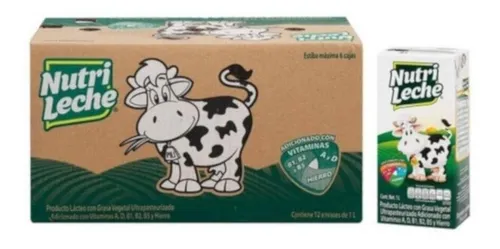 comprar Caja Nutrileche Con 12 Piezas De 1 Lt C\u002Fu